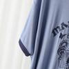 Plus Size Casual V-Neck Letter Print Modal Nightgown - Summer Loose-Fit Short Sleeve Dress