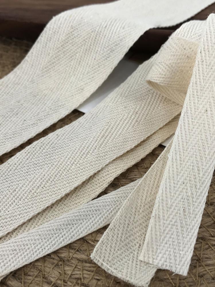 Herringbone Cotton Tape: Leg Wraps, Binding Straps & Edging Accessories