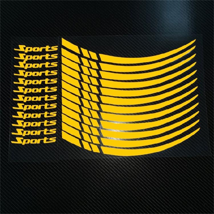 Bicycles Night Reflective Safety Decoration Strips Wheel Rims Reflective Stickers Cycling Reflector Easy to Install