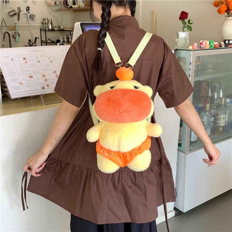 Capybara Lulu Doll New Capybara Bag Doll Girlfriend Birthday Gift Cute One Shoulder Crossbody Backpack