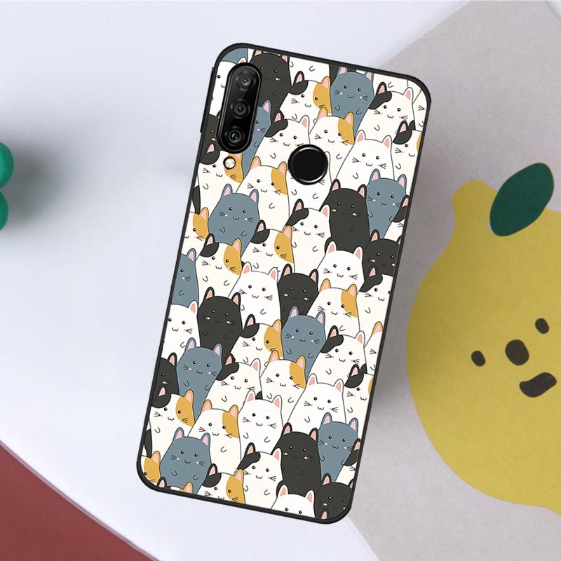 

Cute Funny Cats Paws Pattern For Huawei Nova 12s 12i 11i 8i Y73 Y72 Y61 Y91 Y90 Y70 Y60 9 10 SE P30 P40 Lite P60 Pro Case Huawei P30 Lite