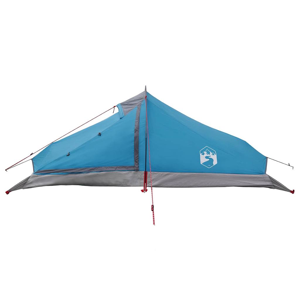 Trekking Tent Blue 2 Person 185T Polyester with PU Coating