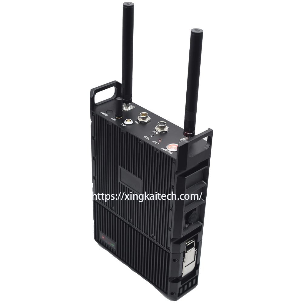 SDR Backpack Mesh Radio UAV Emergency Communication System Cofdm Fhss Hopping Frequency Mesh Network
