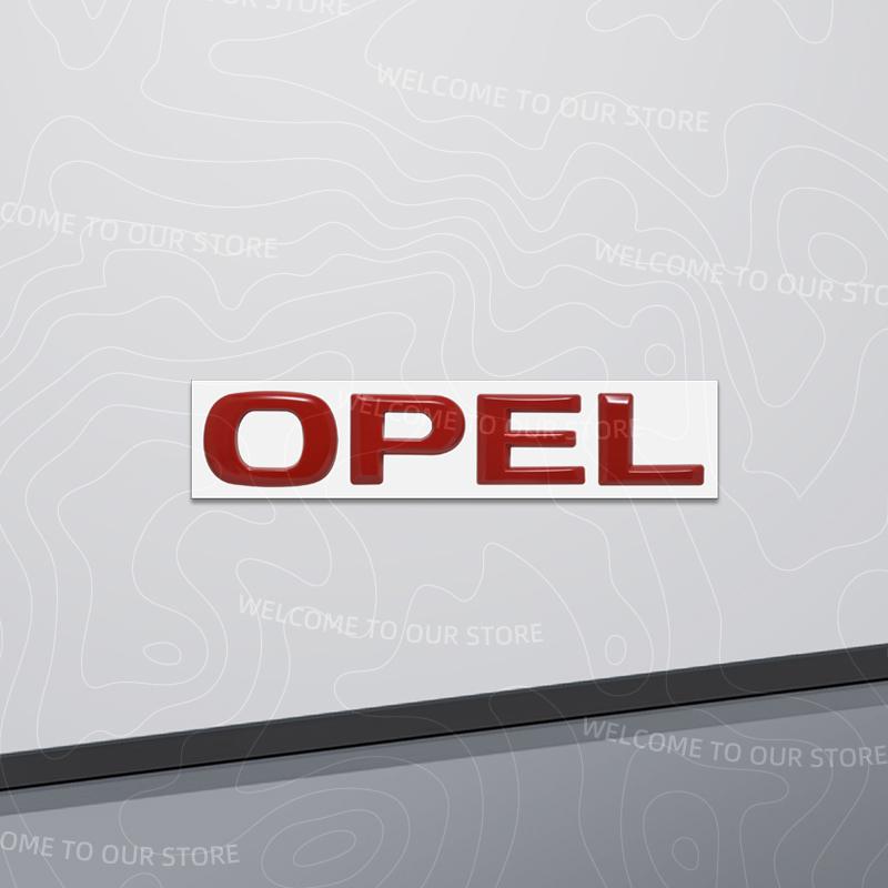 Zinc Alloy For OPEL Corsa Letter Logo OPC Line GTC Vauxhall Car Trunk 3D Metal Emblem Rear Body Badge Sticker Accessories