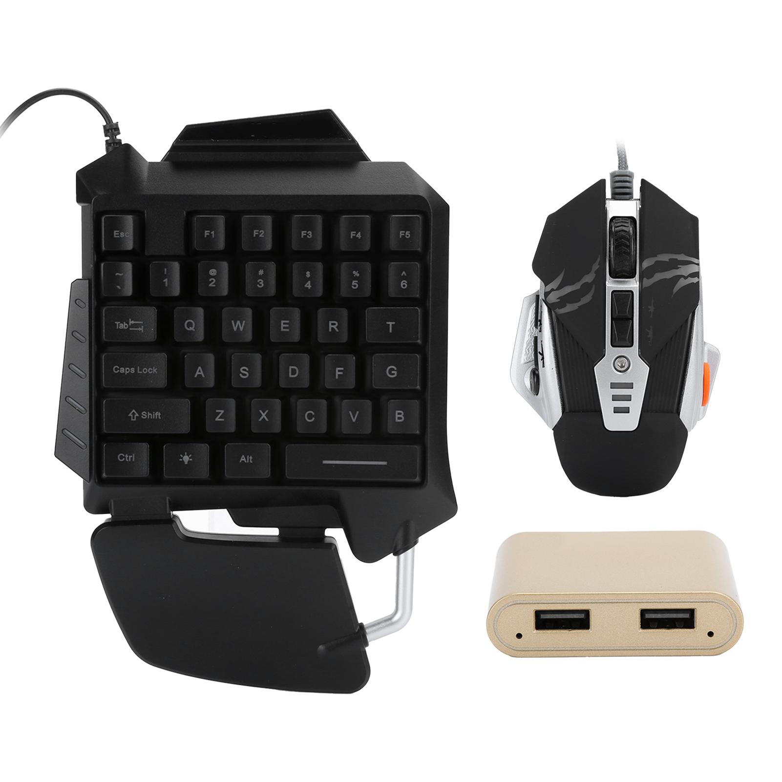 

3 шт. периферийного проводного конвертера клавиатуры и мыши USB-оборудования универсального для Android, для IOS