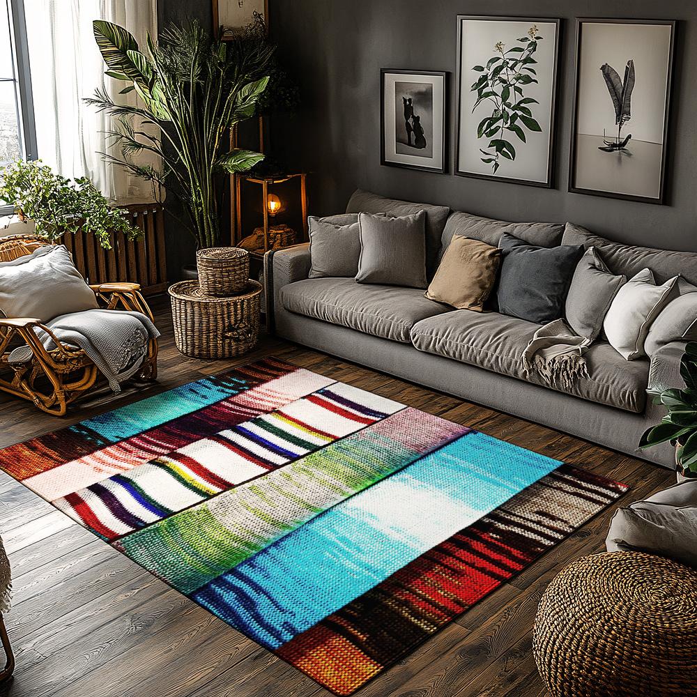 

Washable Doormat Indoor Outdoor Rugs Non Slip Entrance Mats Welcome Floor Mats Home Decor Area Rugs Modern Abstract Pattern Door 50x80cm