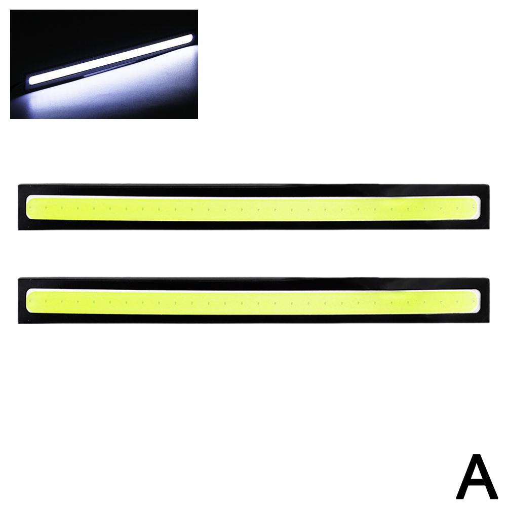 1PCS 17CM LED DRL Waterproof Driving Daytime Running Lights Strip 12V COB LED Car Aluminum Stripes Lights