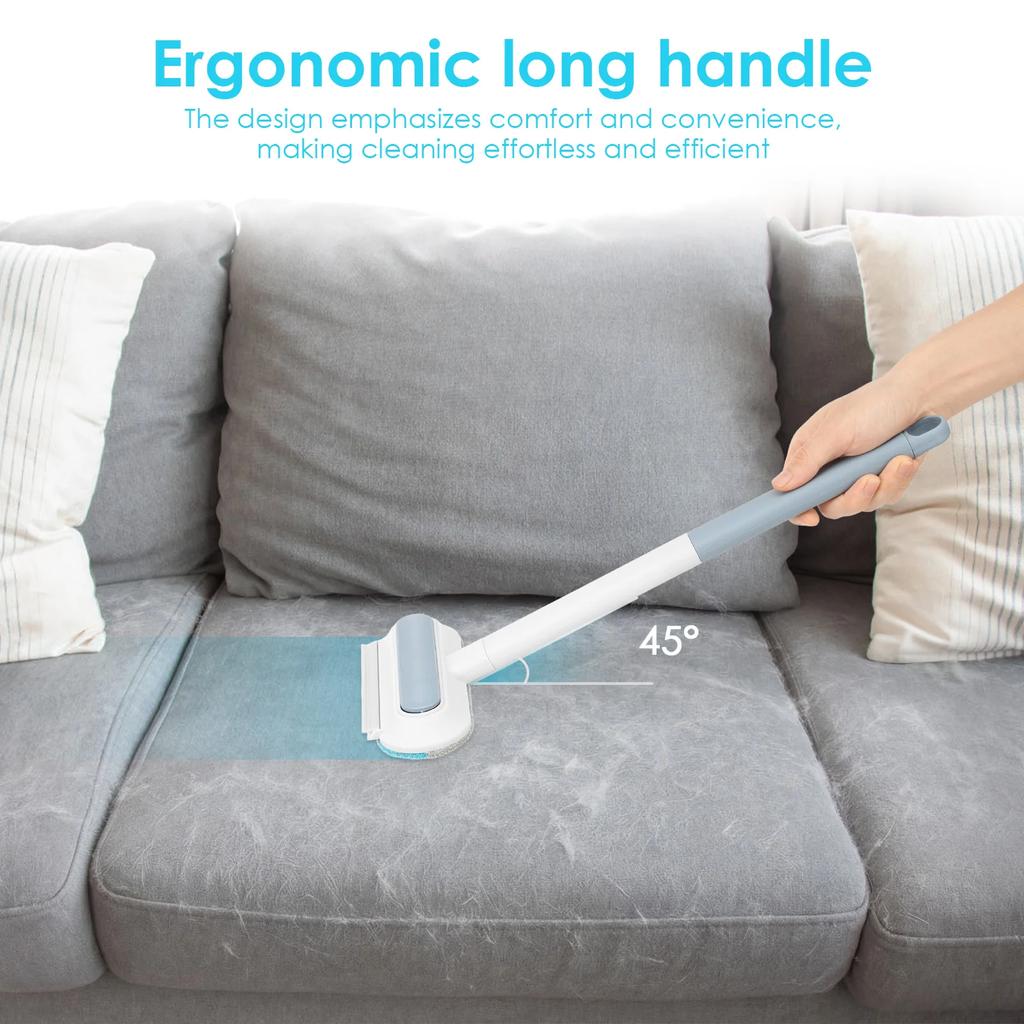 Long Handle Pet Hair Remover Brush 43/59cm Manual Lint Cat Dog Hair Cleaning Tools Pet Supplies for Carpet Sofa Bed Hair Remover