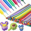 100Pcs Clear 260 Balloons Thickening Latex Long Balloons for Animals Modeling Birthday Wedding Party
