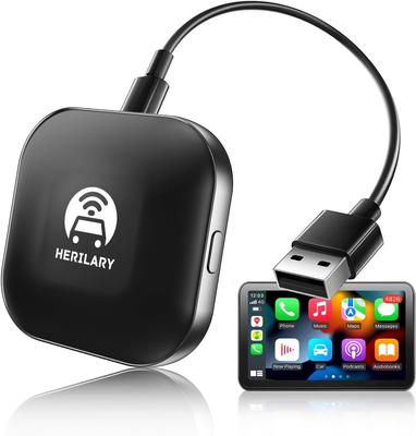 Kuayvan Wireless CarPlay/Android Auto Adapter, Wireless CarPlay & Android Auto, For Cars With Genuine