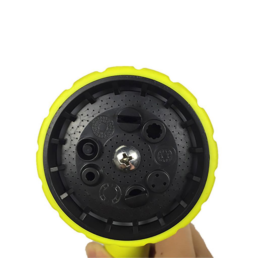 3X Telescopic Water Hose 10 Functions High Pressure Sprinkler Set for Garden Irrigation Car Wash 25FT 3300D Green Black