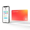 Červená bezkontaktní vizitka s NFC čipem Chytrá elektronická digitální plastová karta PassMent