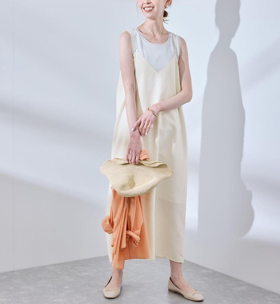 ROPE PICNIC Sherbet Camisole Dress Protection Heat Shirosub Women's (UV & Shielding), GDE15400, (11)