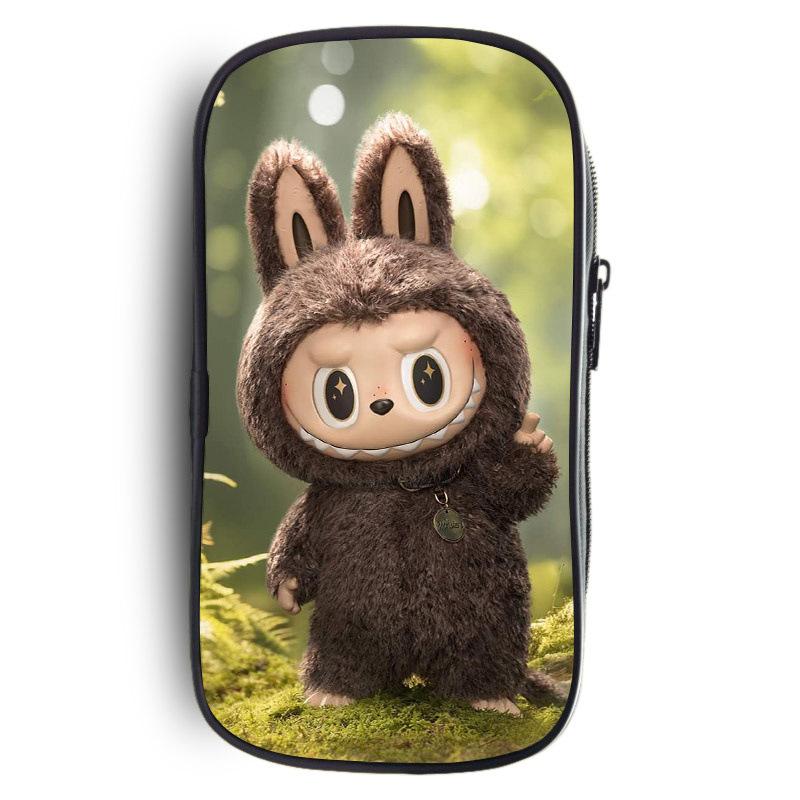 2025 Labubu Primary And Secondary School Students Cartoon Diy Printing Fashion Storage Pencil Bag