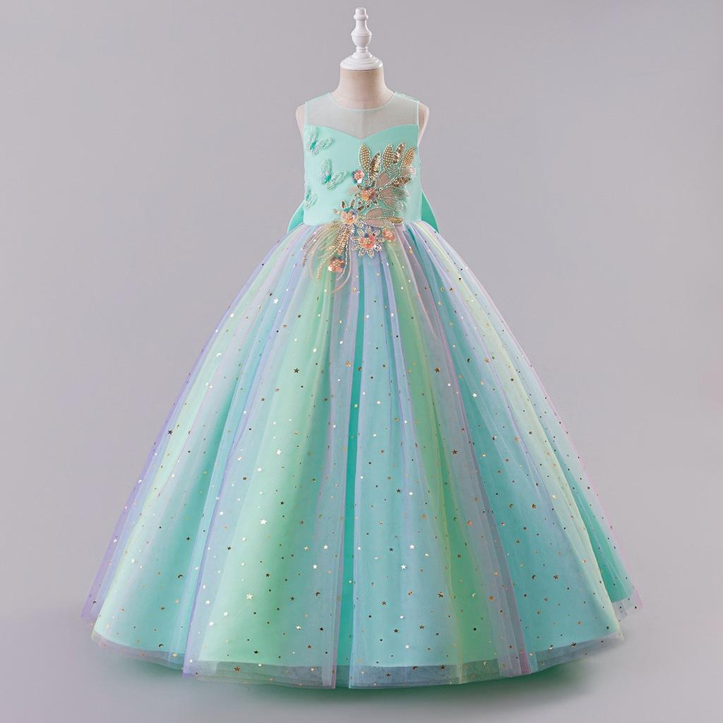 Girls Princess Gown Performance