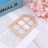 1:12 Dollhouse Miniature Wooden Arched Window Model Furniture Accessories