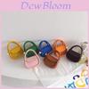 Stylish Mini Pu Leather Handheld Bag For Kids With Vintage Aesthetic And Trendy Colors