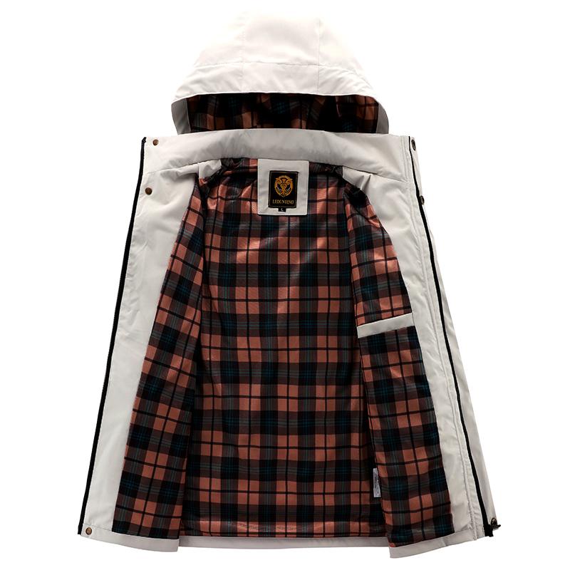 Casual jacket Parker coat foreign trade hooded jacket men's new waterproof hooded outdoor men's clothing
