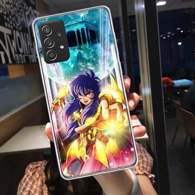 Saint Seiya Knights Of The Zodiac Phone Case for Samsung A54 A57 A37 A17 A14 A15 A12 A24 A34 A55 A35 A25 A52S A07 A05S A04S A22