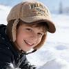 Lässiger Winddichter Kinder Winterhut Verdickter Warmer Ohrenklappenhut Samt Futter Bombermütze Kaltes Wetter