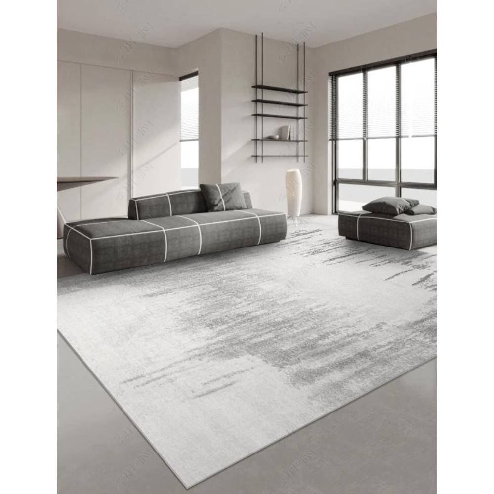 Japanese Style Carpets for Living Room Light Luxury Bedroom Decor Large Area Carpet Home Gray Anti-slip Mat Washable Lounge Rug