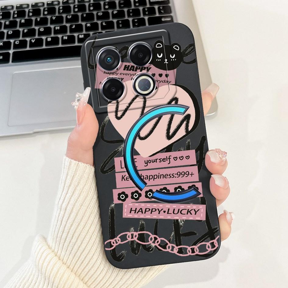 Per Infinix GT 20 Pro 2024 Custodia X6871 Cover Antiurto Fantasia alla Moda Morbido Silicone Opaco Custodia per Telefono Per Infinix GT20 Pro Coque