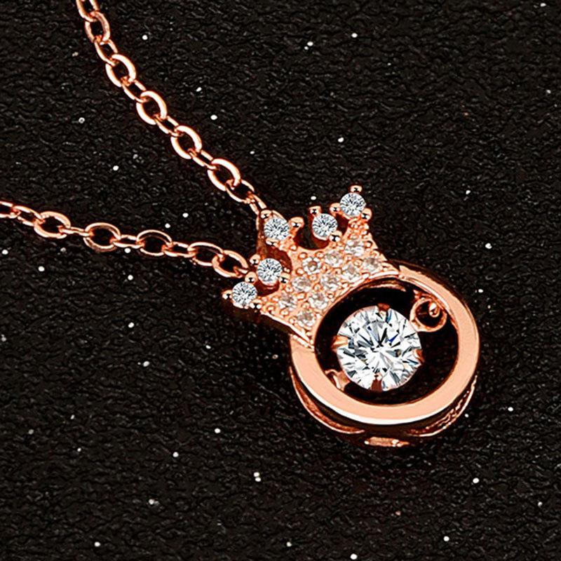 

Lindon женское ожерелье кулон медный сплав циркон для женщин свадебная вечеринка модный подарок розового золота