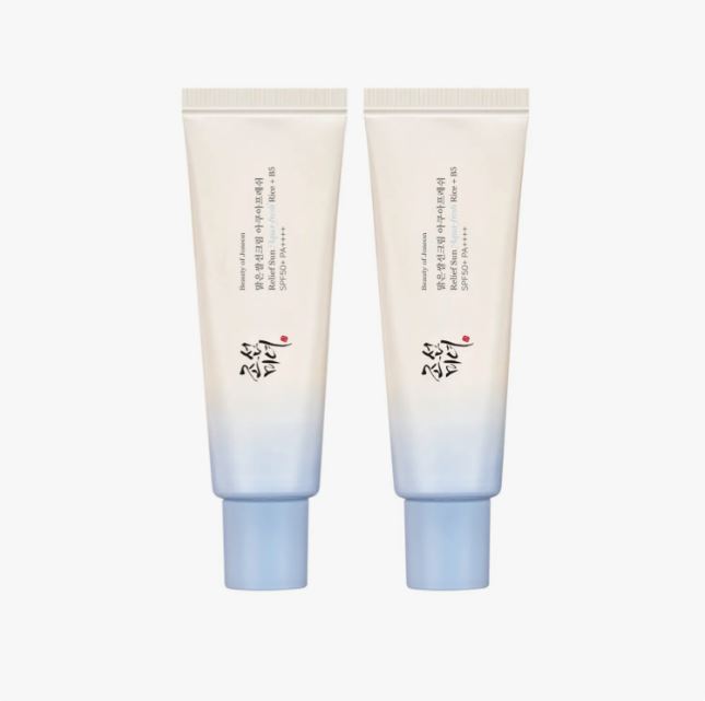 

Beauty of Joseon Relief Sun Aqua Fresh Rice+B5 50ml*2ea 50ml*2ea