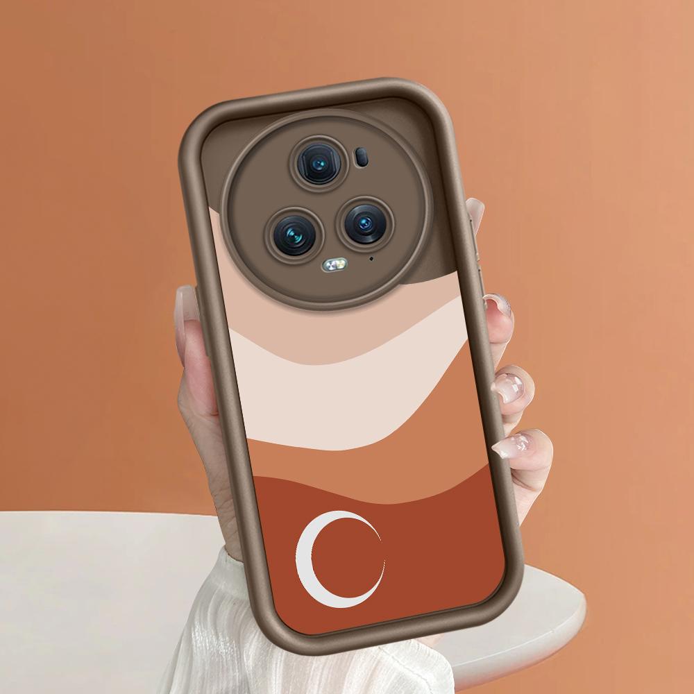 

Мягкий силиконовый квадратный чехол с рисунком лестницы для телефона, полное покрытие, противоударный защитный резиновый чехол для камеры для Huawei Honor Huawei Nova 10 SE коричневый