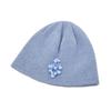 OTHER-worldly Drop Bead Angora Short Beanie [Blue]