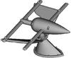 MH Models WW2 US Aircraft Radar Antenna Late Model 2 Pieces Plastic Model Parts MHZK48024 1/48 AT-2/APN-2 (Airplane)