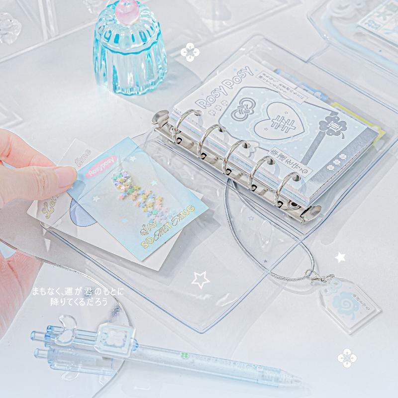 Transparent PVC Photocard Album for 3 Inch Card Amulet Series Photo Binder with 15pcs Lucky Charm Kpop Idol Photo Album 2025 New