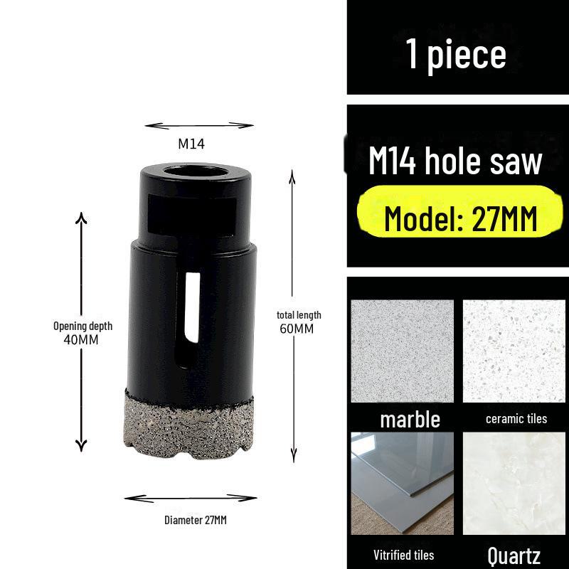 Diamond Marble Angle Grinder Drill Hole Expander for M14 Quartz Granite Tile Stone