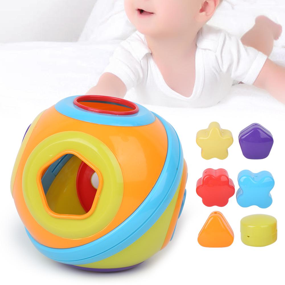 Baby Building Blocks Infant Geometric Figure Blocks Puzzle Game Grasp Early Education Toy#313