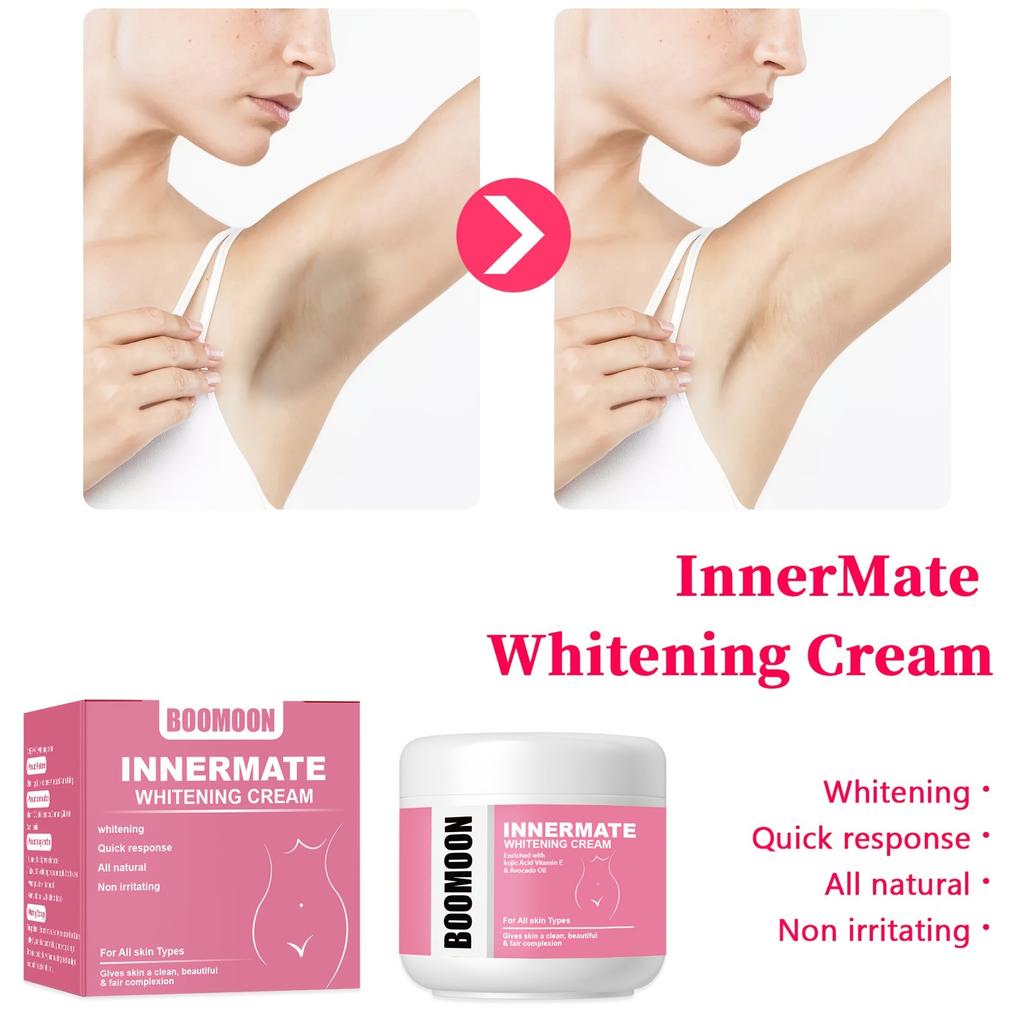 Body Whitening Bleach Cream Intimate Parts Dark Spots Brighten Underarm Elbow Knees Joint Removal Melanin Snow Bleach Cream 30ml