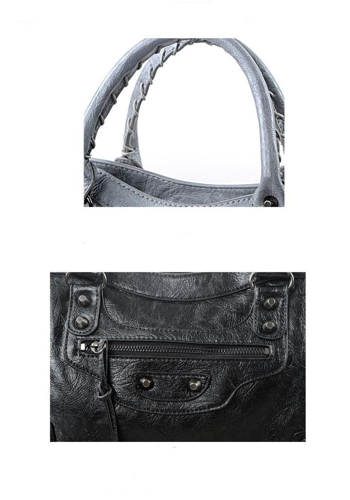 Women's Mini Crossbody Tassel Bag - Medium/Small Size, Motorcycle Style