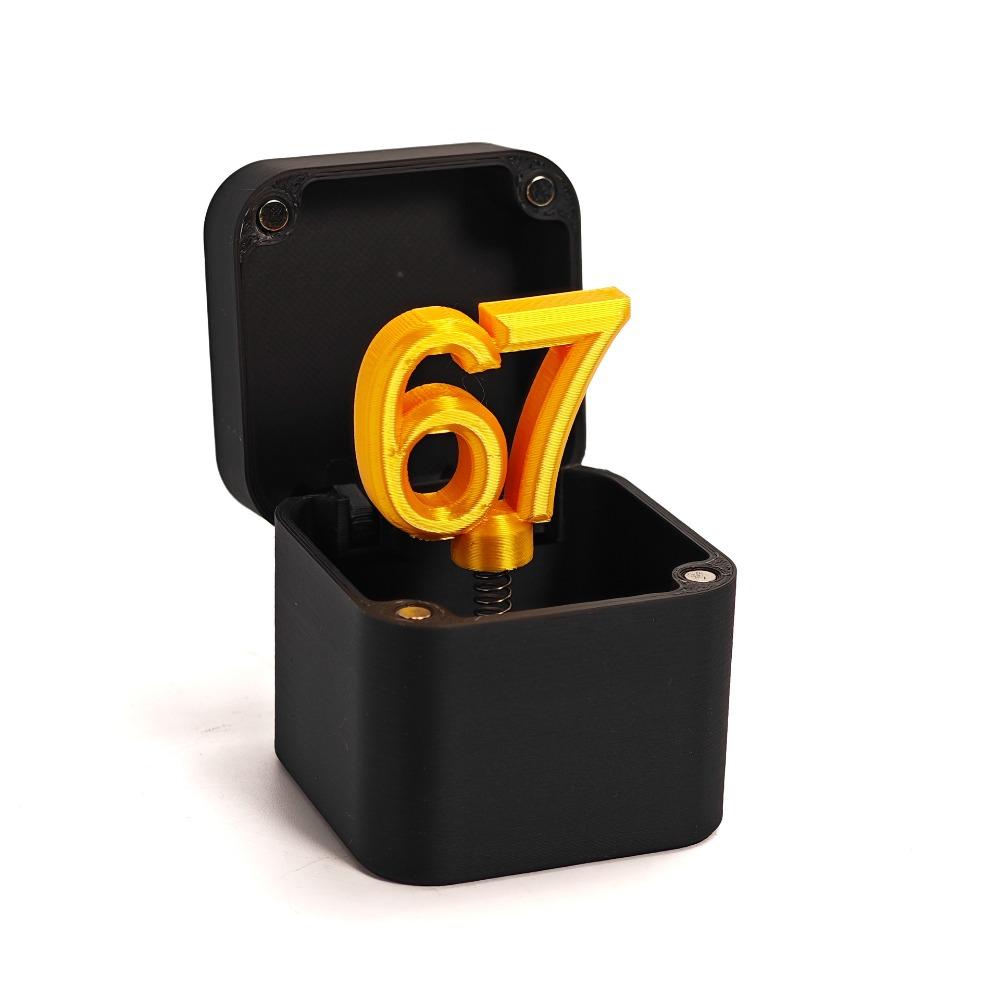 Funny Halloween Annoying Gift Box Creative Pop-Up Surprise Toys Number 67 Desk Decoration Easter