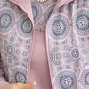 Shiz Madam Women S 2 Piece Dot Flower Cool veSt enSemble Set Set3213