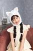 Clearstone Cosplay Halloween Fluffy White Headgear, Cat, Kids,