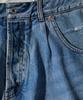 Holliseon Blueborn Damage Loose Denim Pants Light Blue