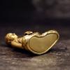 Brass Dainichi Buddha Statue Ornaments Buddha Desktop Attracting Wealth and Treasures Creative Furnishings Crafts