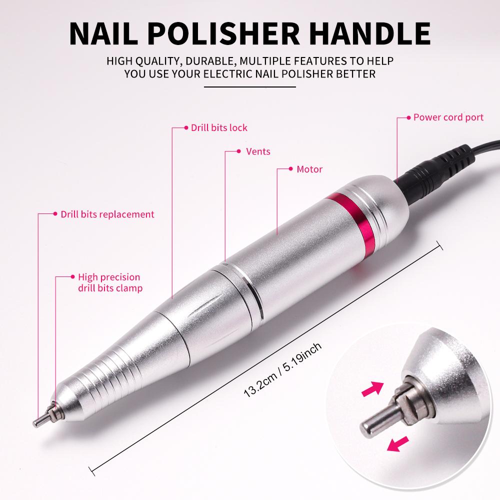 New 45000RPM Nail Drill Machine Cutters Professional Electric Nails Sander File for Gel Nails Polishing For Home Manicure Salon