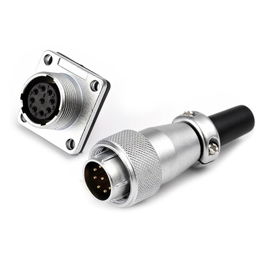 Upgrades Aviation Circular Connector Female Plug Secure & Stable Aviation Connector TQ+Z Male+Famale Base Connector Set