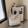 New Cotton Woven Bag Soft and Comfortable Lazy Bag Hollow Woven Casual Fashion Sexy, Strong and Durable
