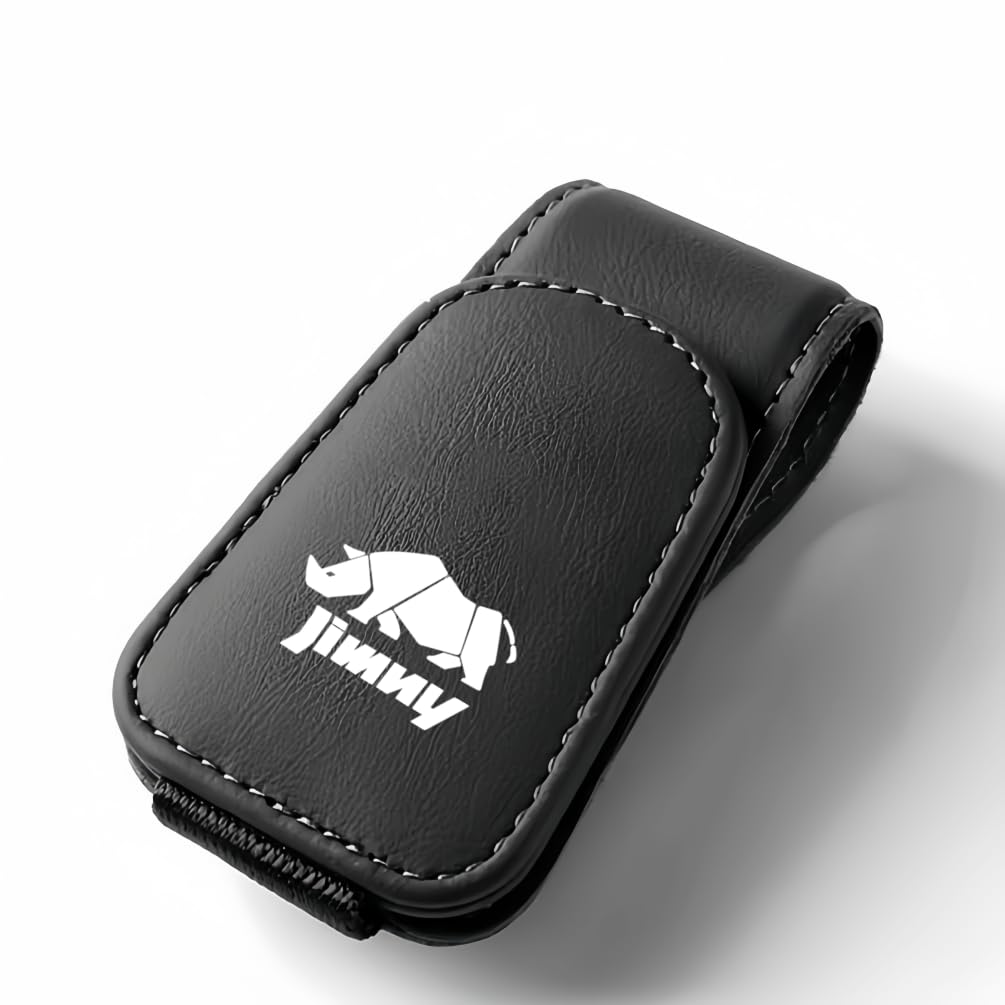 Car Glasses Holder for Compatible with and All Leather Sunglasses Car Ticket and Card Sunglasses Car Easy 1 Piece Compatible with Jimny, Jimny, Nomad,