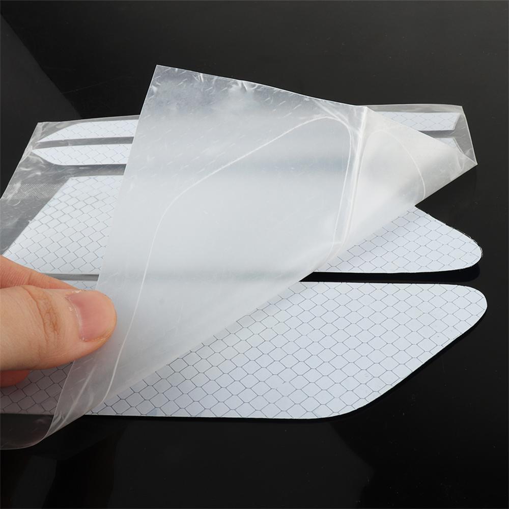 1 pair Reflective Warning Strip Tape Car Side Baffle Decoration Stickers For Citroen C1 C2 C3 C5 Grand Exterior Auto Accessories aib256