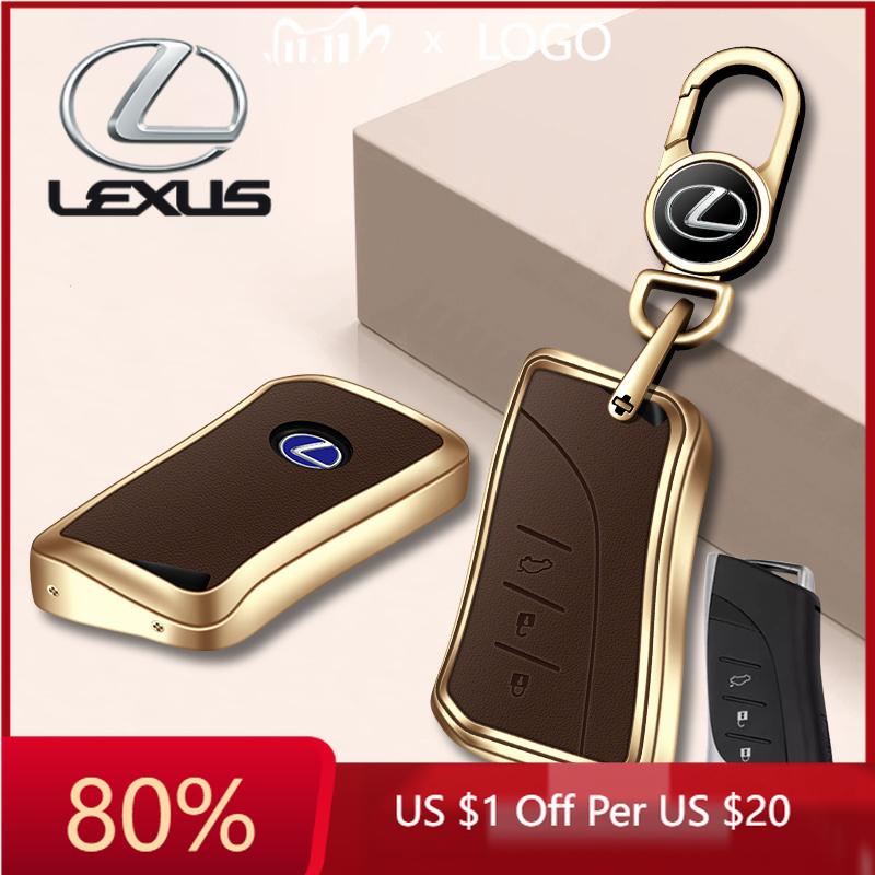 2026 Hot Interior Stickers Leather Car Key Case Cover Shell Fob For Lexus NX ES UX US RC LX GX IS RX 200 250h 350h LS 450h 260h WN2