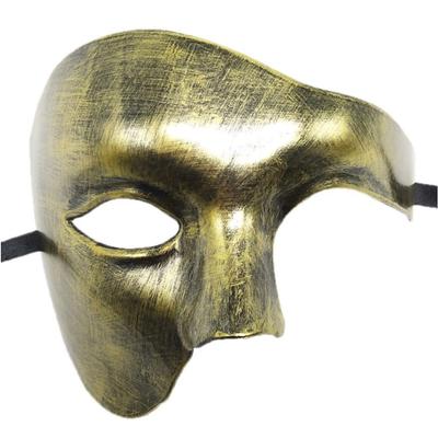1PC Halloween Karneval Einäugige Halbgesichts-Phantommaske Antike Oper Phantom Dance Party Cosplay Maske