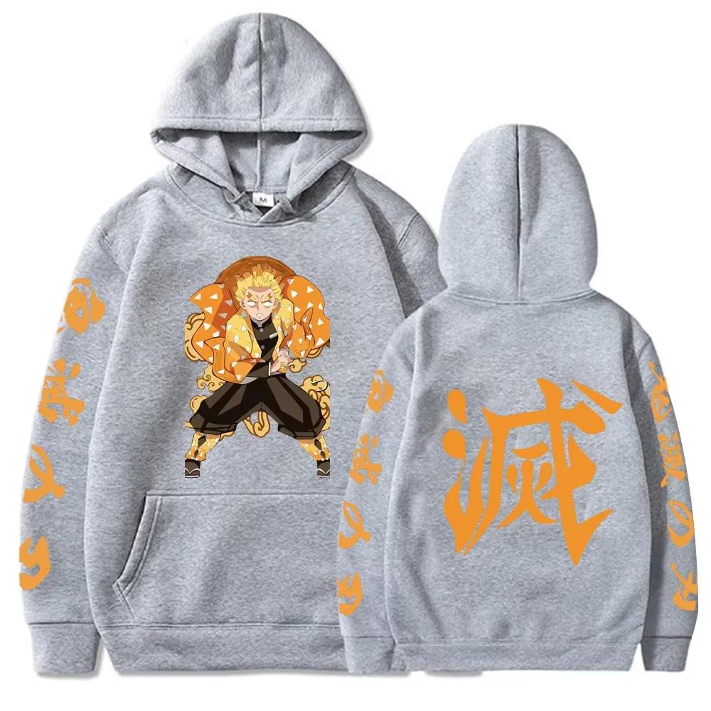 

Японское аниме Убийца демонов Kimetsu No Yaiba Агацума Зеницу Комикс Худи Пара Уличная одежда 3XL