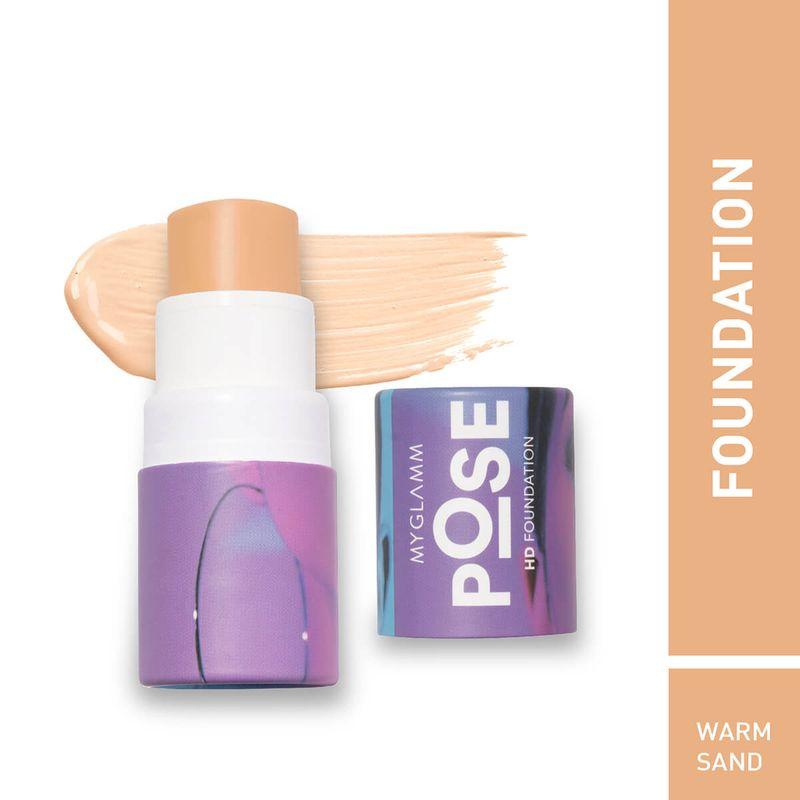 

MYGLAMM Pose HD Foundation Stick - Теплый песок Warm Sand